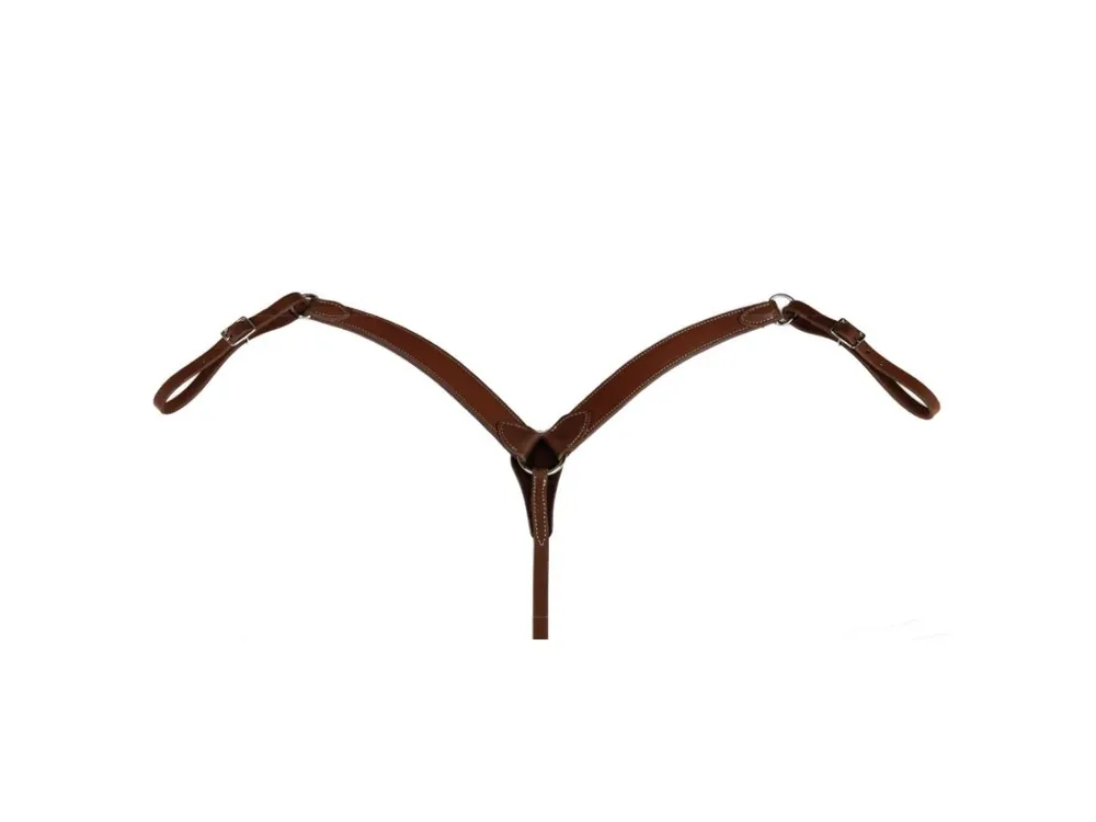 Westernový poprsák ranch brand contour Berlin Custom Leather, dark brown Originální