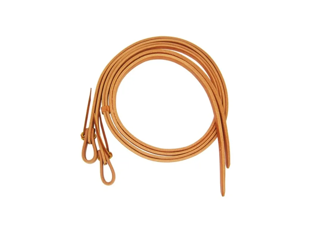 Westernové kožené otěže, síla 1,9 cm, natural Rychlé Dodání