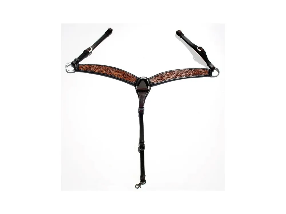 EE Tack westernový poprsník, dark brown/chestnut Hit Sezóny