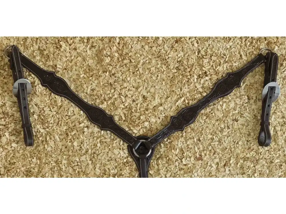 Westernový poprsák motiv Flower, brown Nejprodávanější