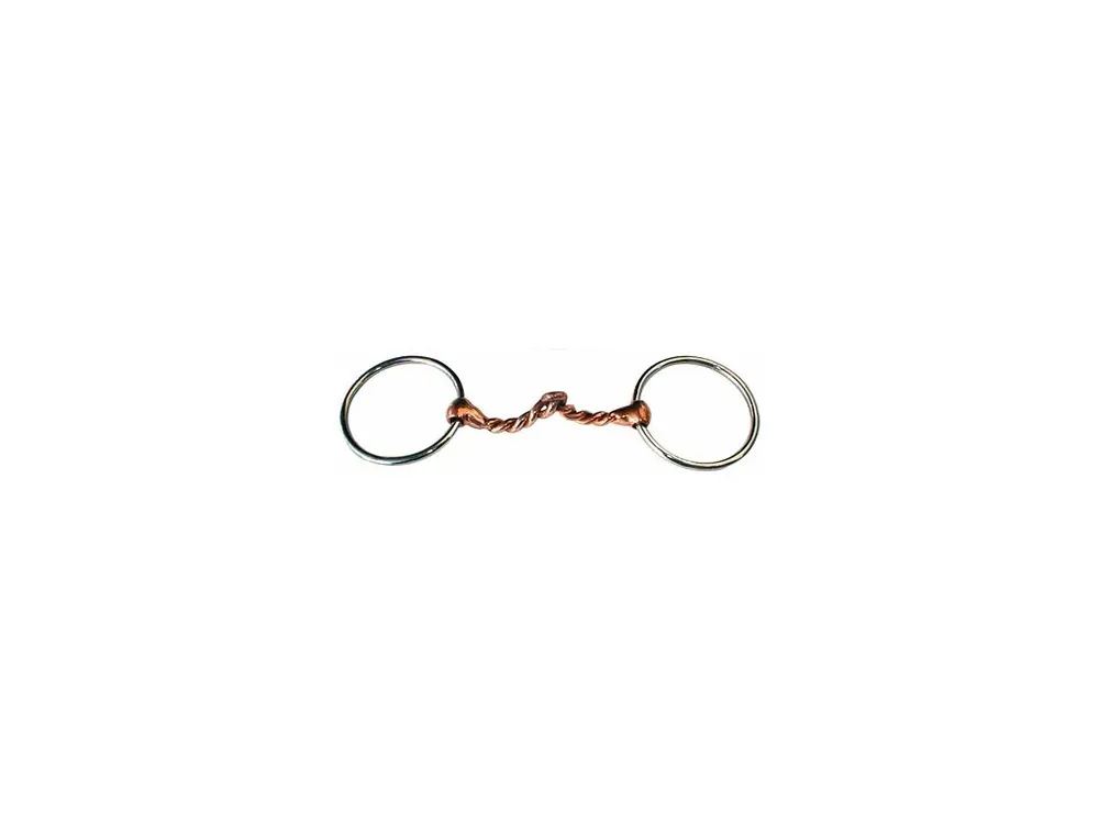 Twisted wire westernové udidlo, udítko z mědi 5″ (12,7 cm) Top Prodej