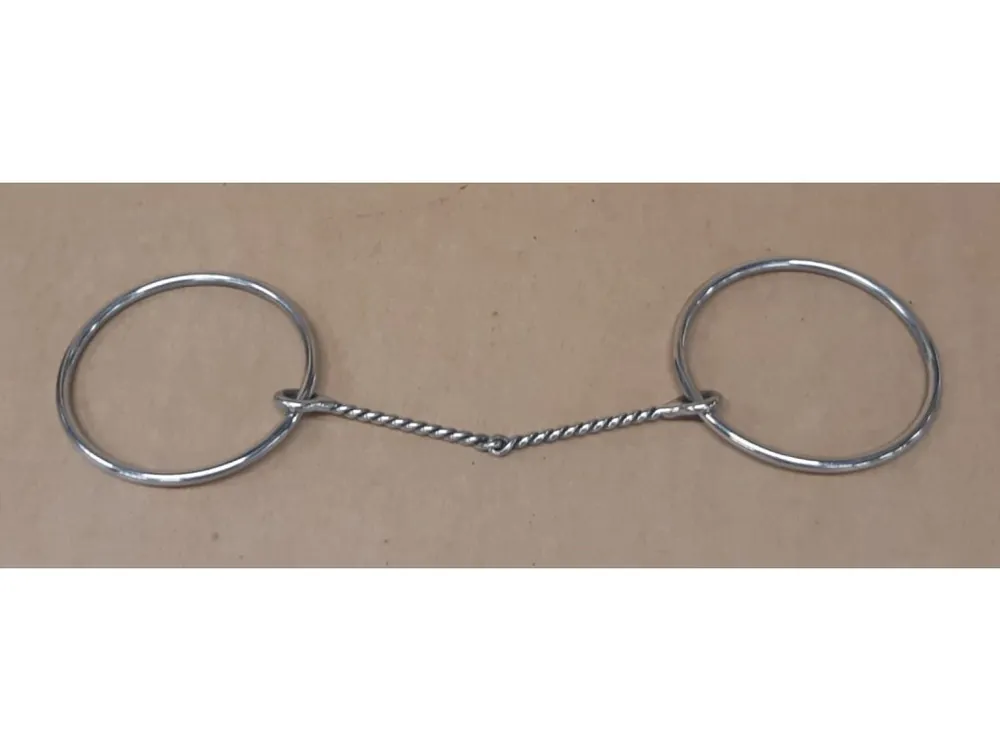 Přímo Od Výrobce Thin twisted wire westernové udidlo stainless steel, udítko 5″ (12,7 cm)