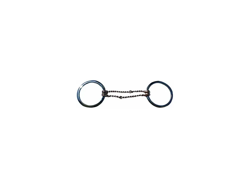Koupit Online Double twisted wire Cooper westernové udidlo stainless steel, udítko 5″ (12,7 cm)