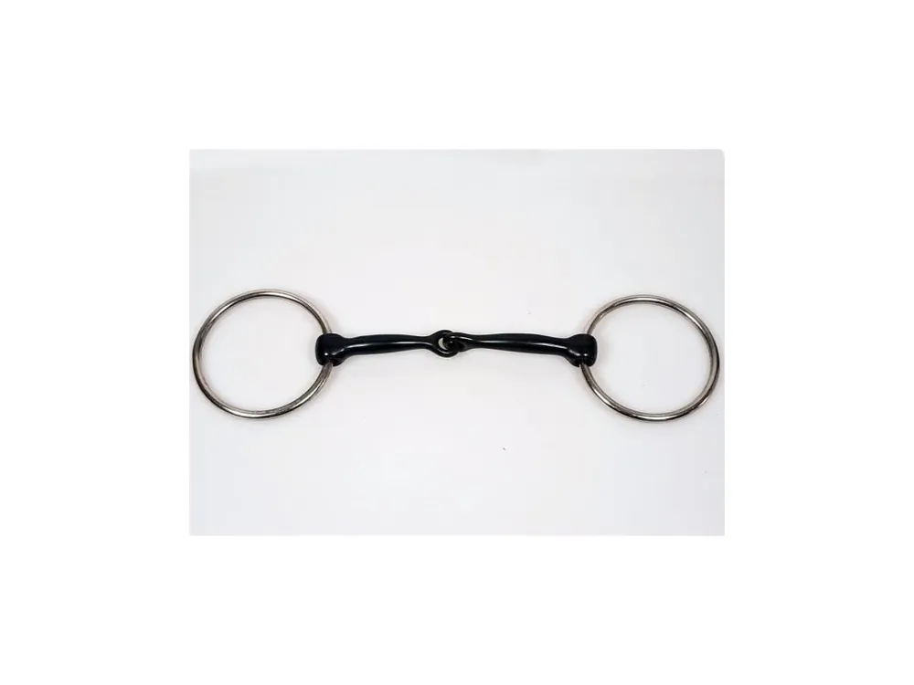Cenově Výhodný Westernové stihlo steinless steel/black iron, udítko 5,5″ (13,97 cm)