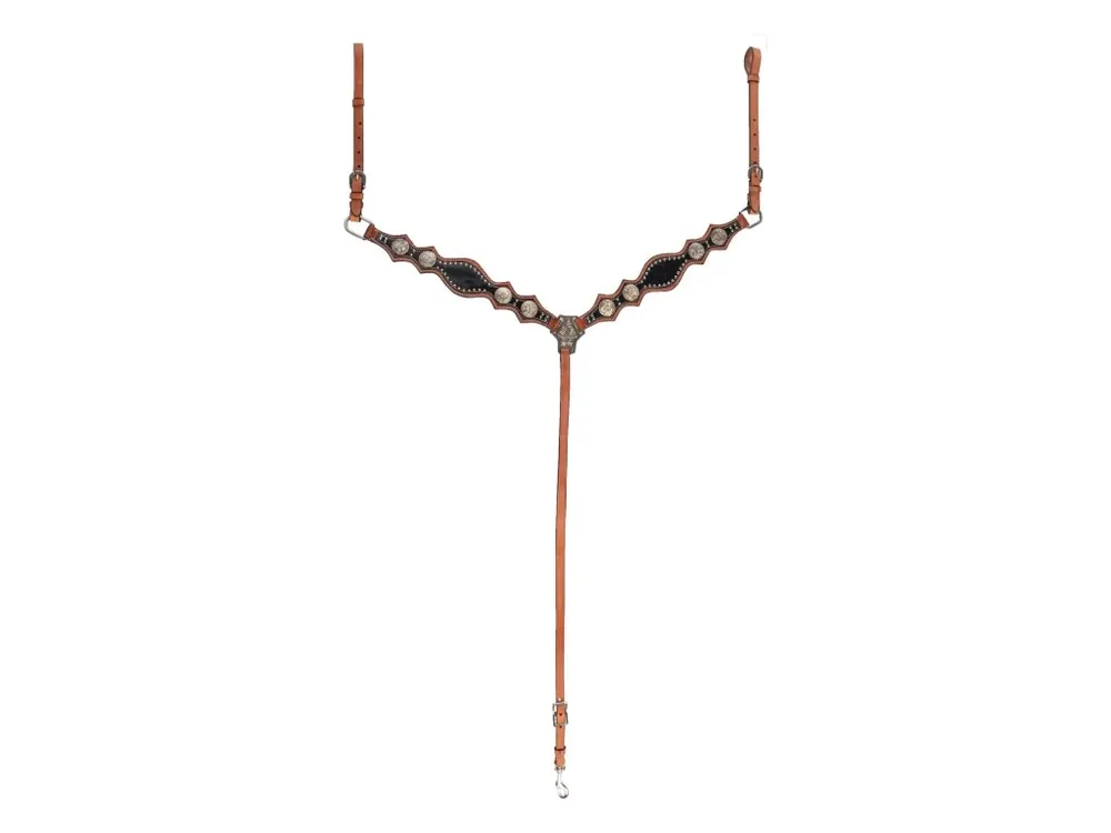 Dokud Zásoby Vydrží Westernový poprsník -Arizona- black/brown HKM