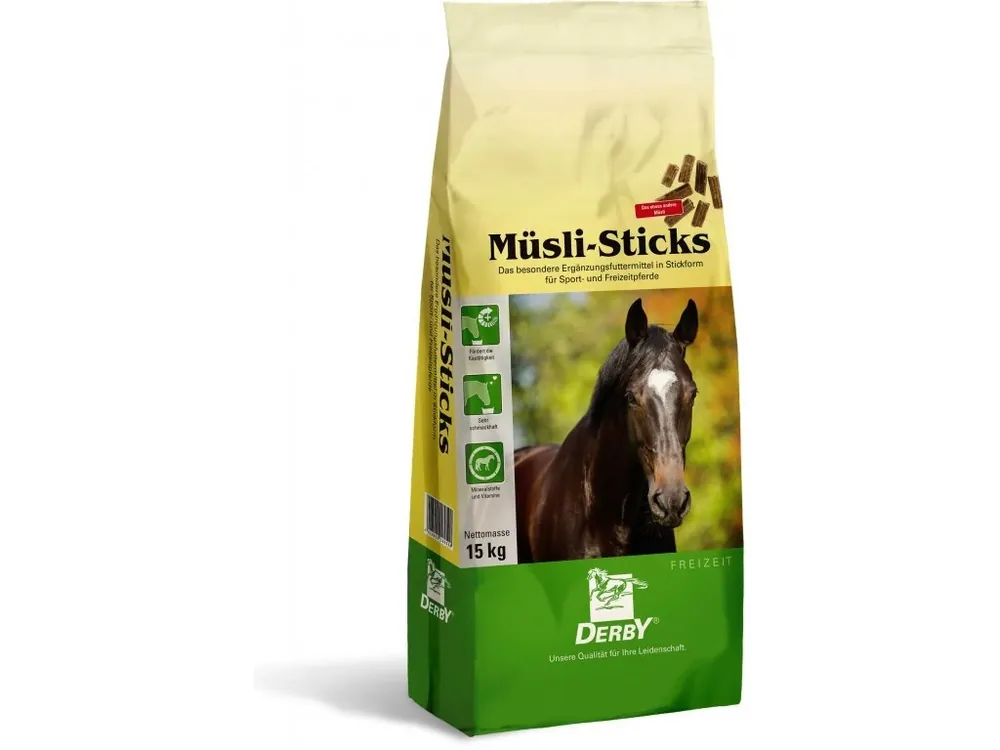Müsli Stixx, 15 kg (Derby) Tovární Cena