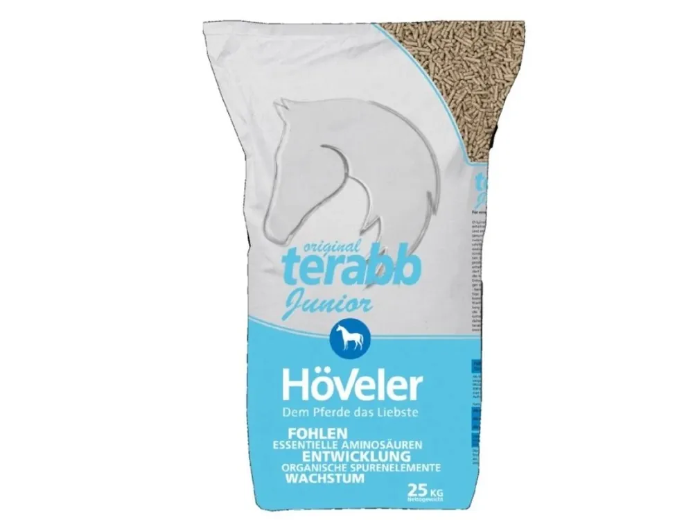 Terabb Junior (FS-16) granule 25 kg (Höveler) pro hříbata od 2. týdne do 24 měsíců Časově Omezené