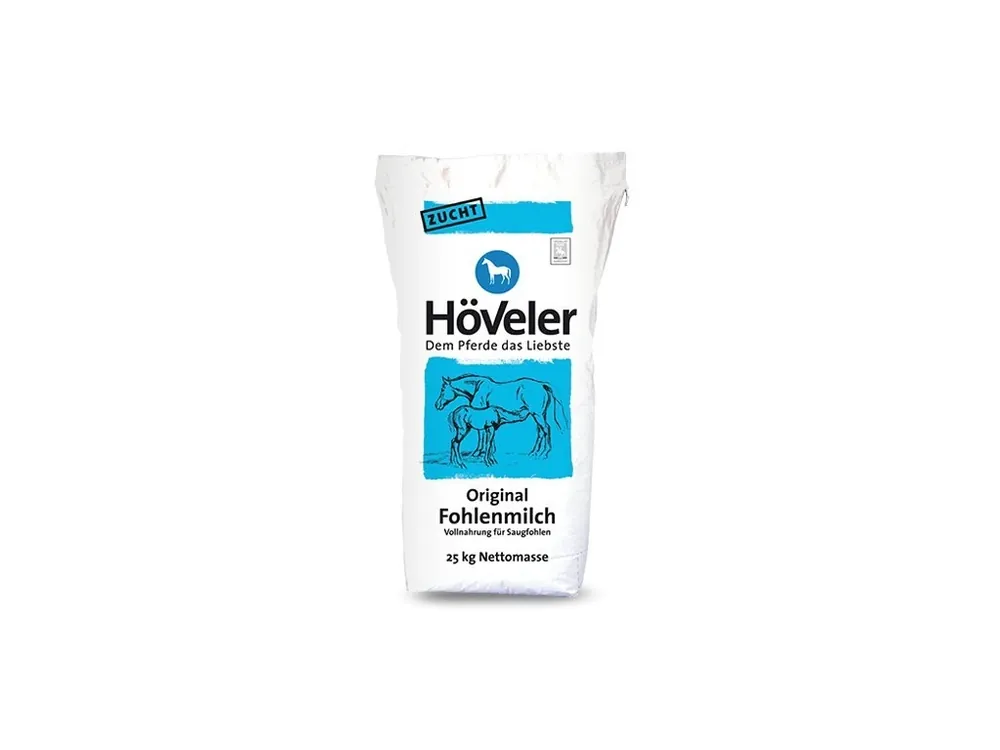 Fohlen milch, 25 kg Höveler, náhradní mléko pro hříbě Horká Nabídka