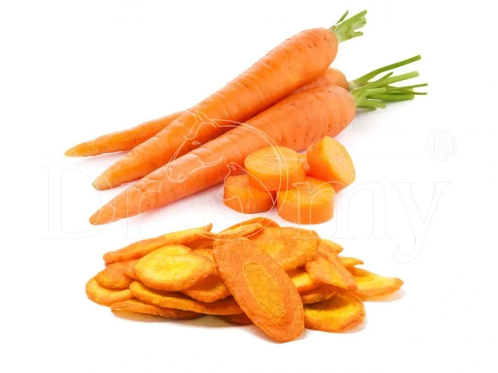 Sušená mrkev Carrot chips 1kg Dromy Nejlepší Cena