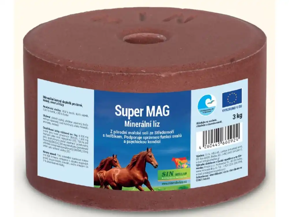 Super Mag, minerální liz s hořčíkem, vápníkem a fosforem Cenově Výhodný