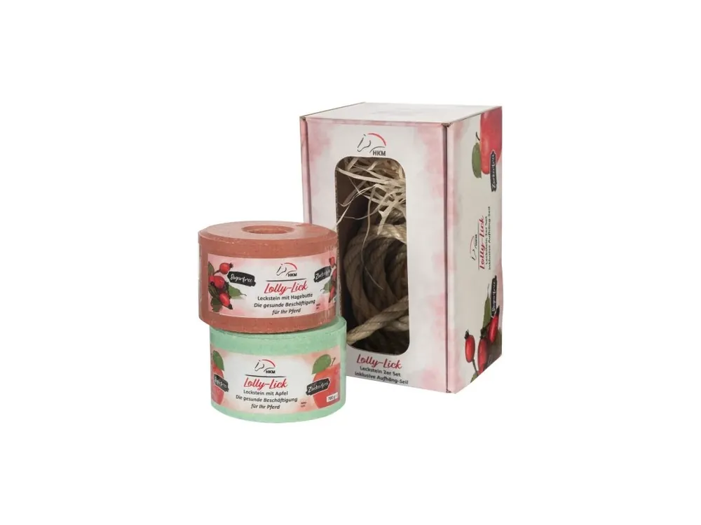 Lízátko pro koně LOLLY- LICK set s provazem Poslední Šance