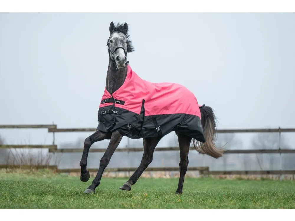 Zimní deka s vysokým krkem -Norwich- 600D, podšívka fleece, rose Originální