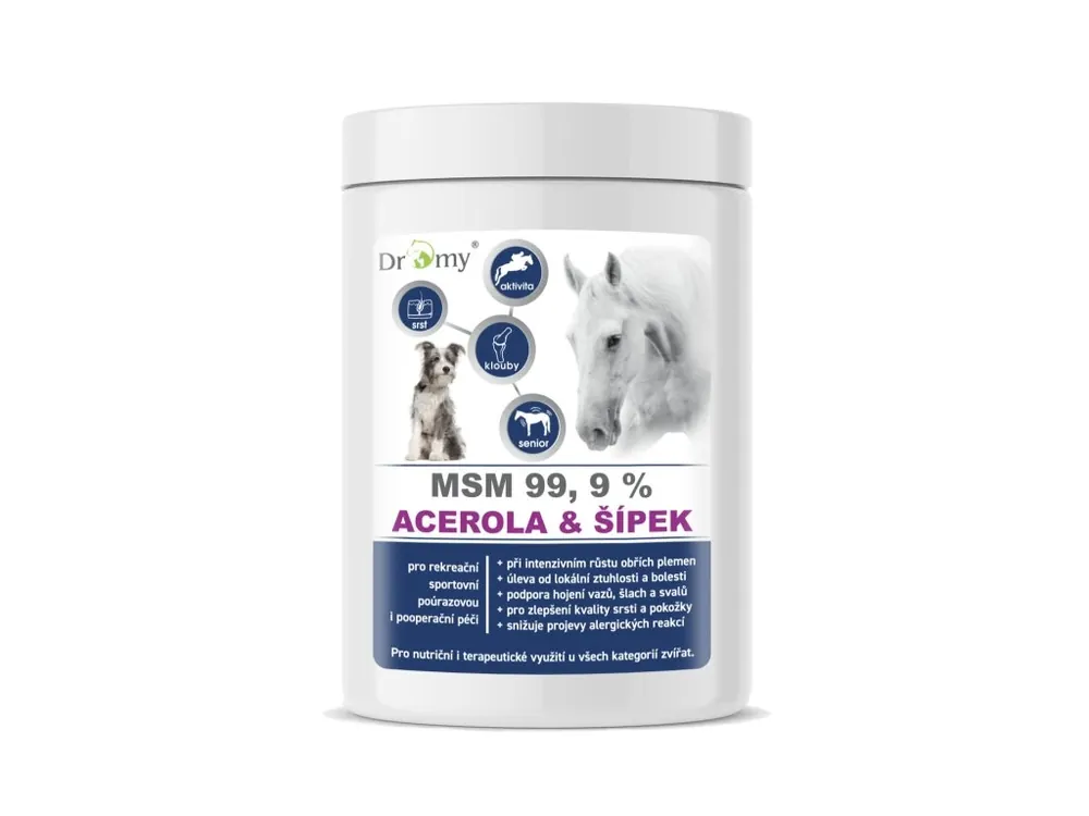 Dromy MSM + Acerola se šípkem 1 kg Akční Cena