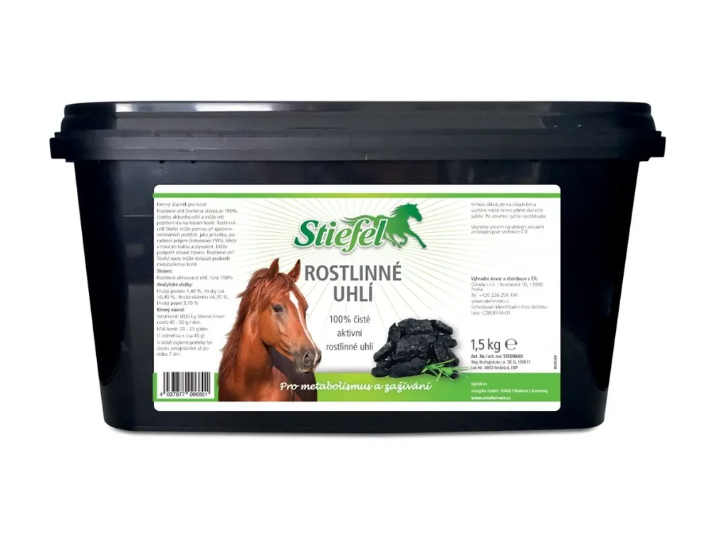 Rostlinné aktivní (medicinální) uhlí při problémech s trávicím aparátem (Kyblík 1,5 kg) Akční Nabídka