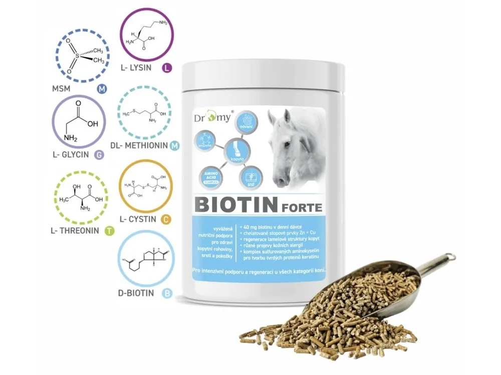 Dromy Biotin FORTE 750 g Tovární Cena