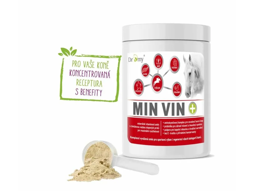 Dromy MINVIN s aminokyselinovým komplexem 2,5 kg (50 dávek) Časově Omezené