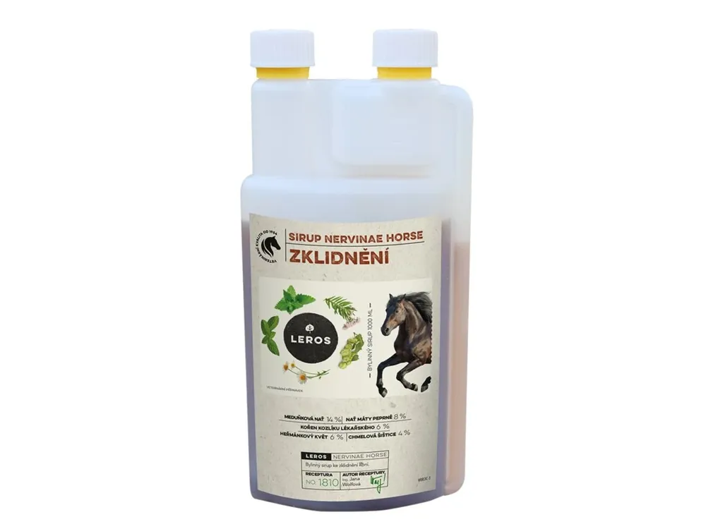 Sirup Nervinae pro koně 1l Leros Zlevněný