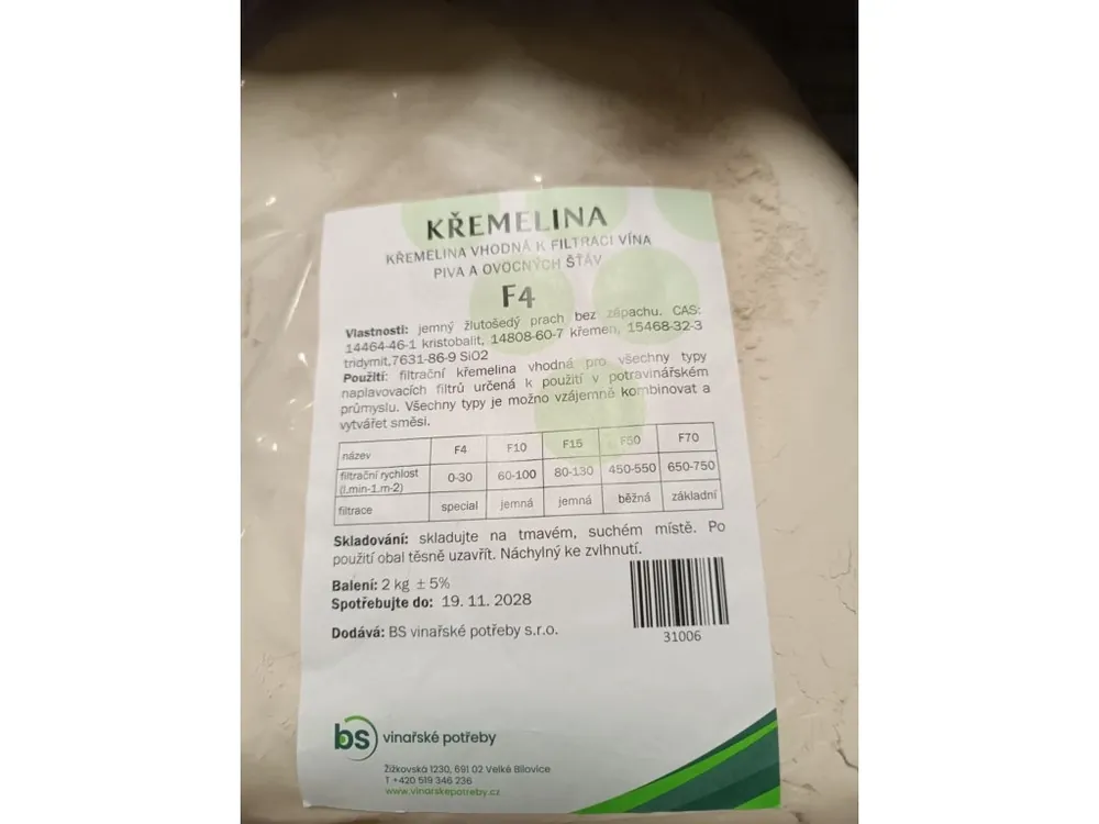 Křemelina 2kg Akce