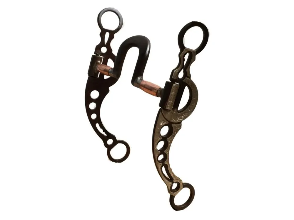 Časově Omezené Westernová páka, vysoký port, měděné válečky, udítko 5″ (12,7 cm)