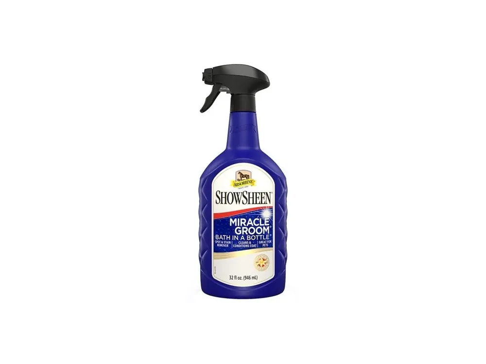 Koupel ve spreji pro koně 5 v jednom bez použití vody Absorbine Miracle groom (Lahev s rozprašovačem, 946 ml) Pouze Dnes