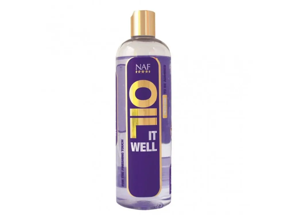 Novinka Oil it well rozjasní ta nejdůležitější místa na srsti, lahvička 500ml