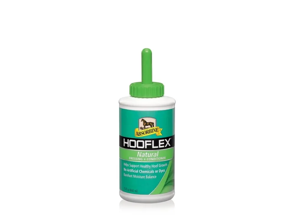 Cenový Hit Kondicioner na kopyta čistě přírodní Absorbine Hooflex, láhev se štětcem 444ml