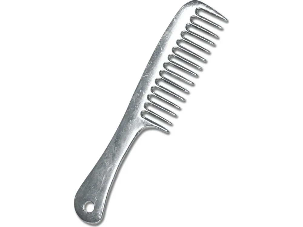Kovový hřeben na hřívu s rukojetí Aktuální