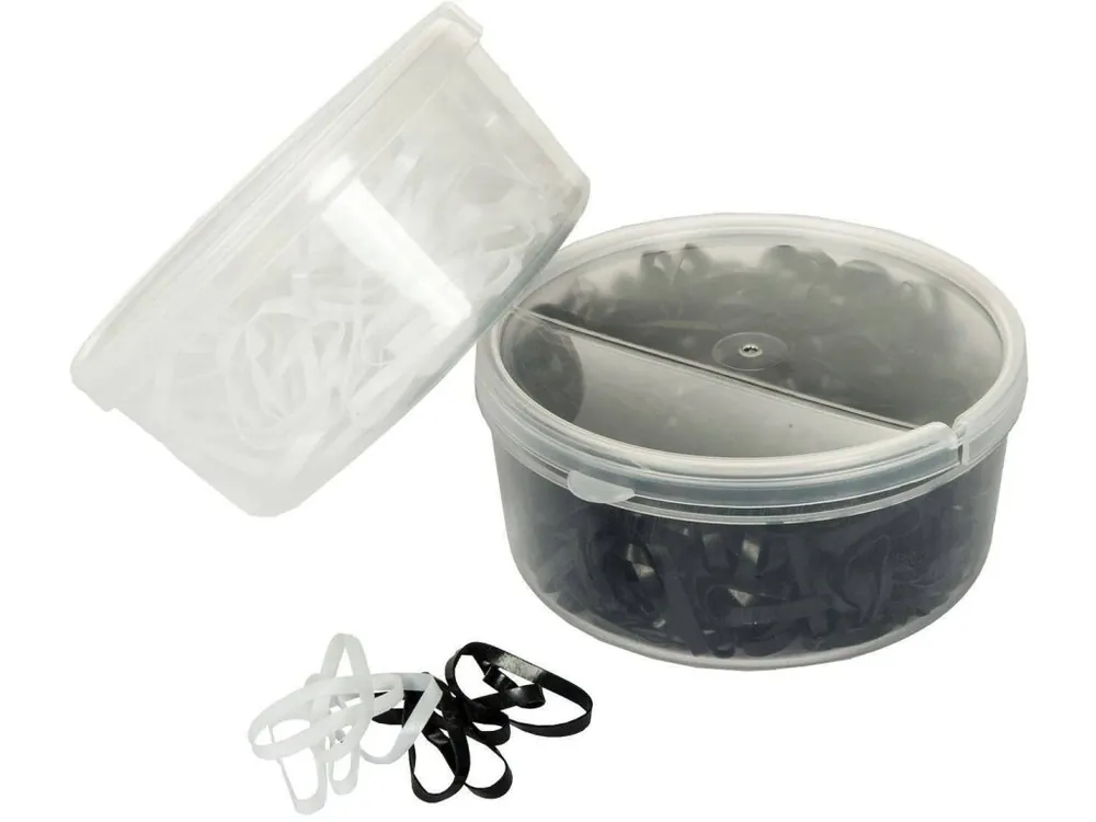 Gumičky do hřívy -Soft- 450ks black HKM Sleva