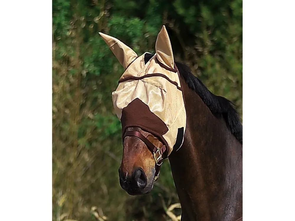 Sezónní Sleva Maska proti hmyzu Equitheme Fly protector