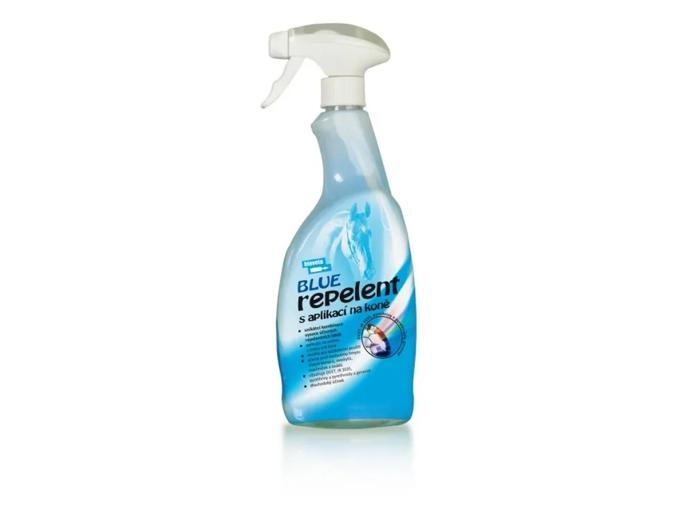 Akce Bioveta Repelent Blue s aplikací na koně 750ml