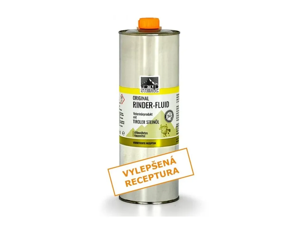 Fluid ochranný pro skot Tiroler Steinol 1l Ověřený