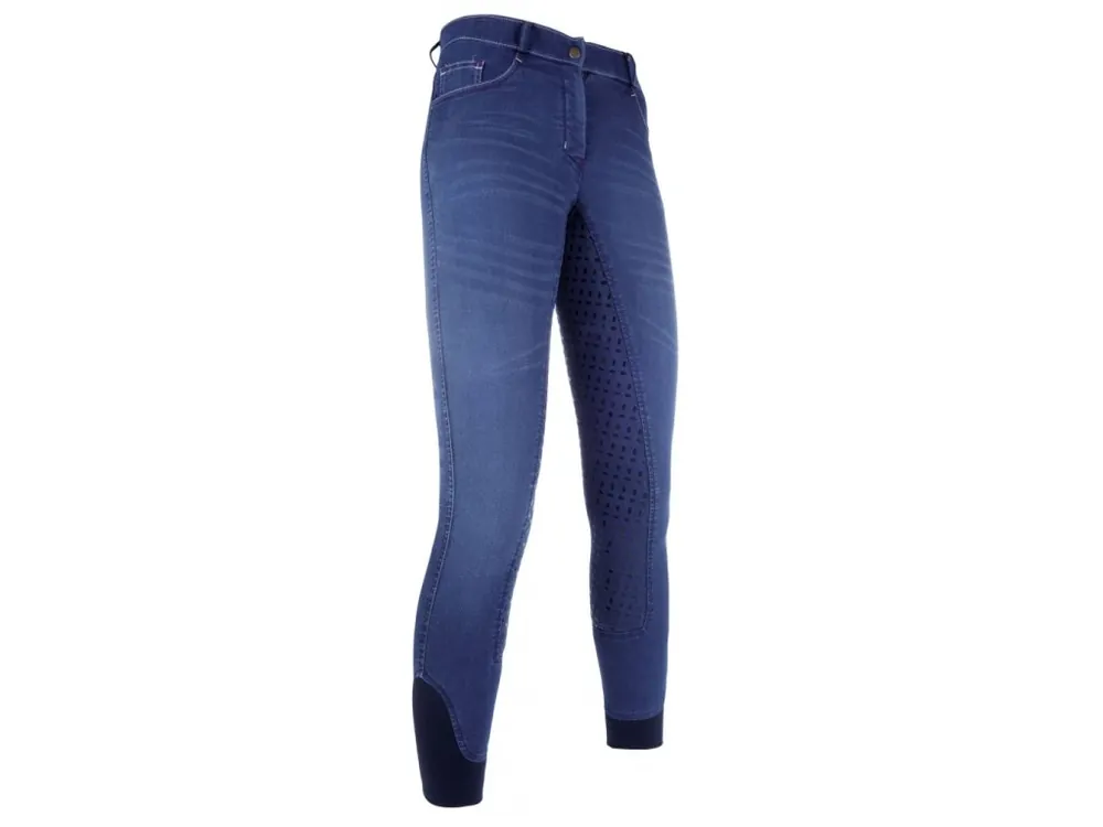 Vysoce Kvalitní Rajtky dámské HKM Summer Denim Silikon