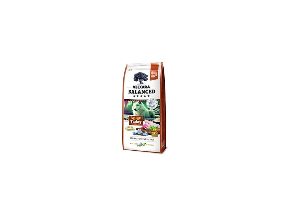 Velxara Balanced FM Dog Senior Monoprot.Turk&Rice 12kg Cenově Výhodný
