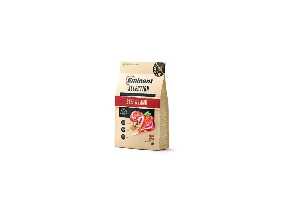 Eminent Dog Selection Adult Beef&Lamb 2kg Levný
