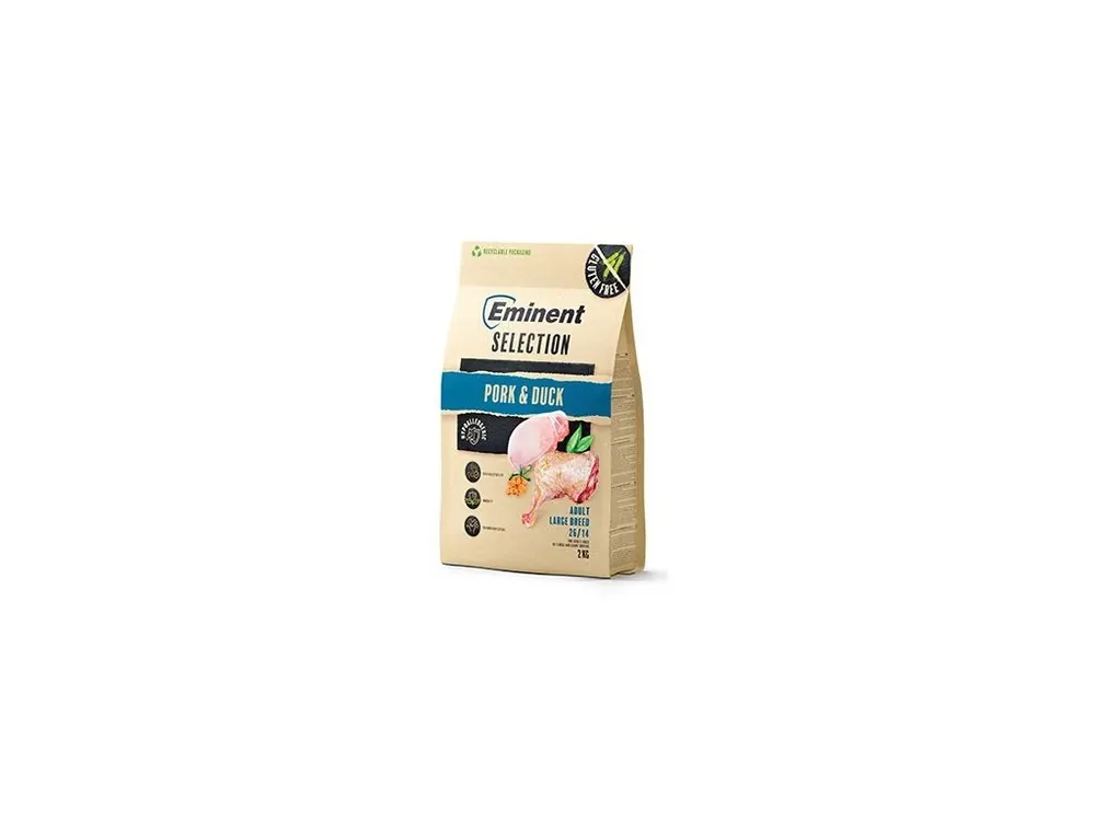 Eminent Dog Selection Adult Large Breed Pork&Duck 2kg Levný