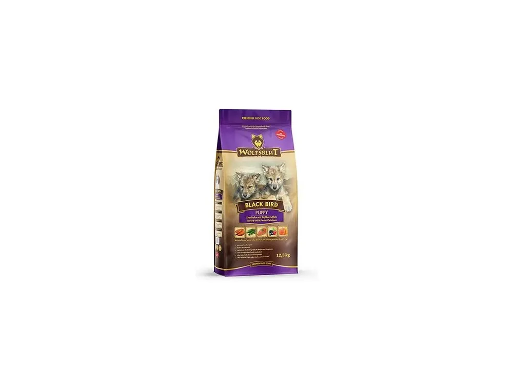 Originální Wolfsblut Dog Puppy Black Bird 12,5kg