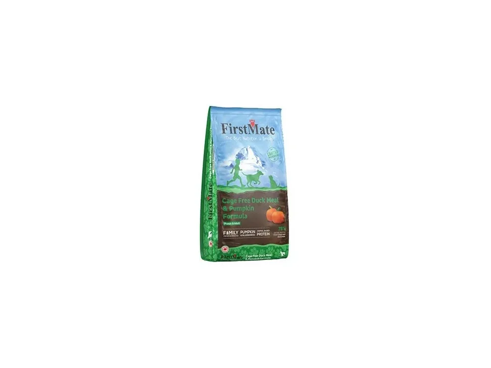Objednat Nyní FirstMate Cage Free Duck Meal & Pumpkin 11,4kg