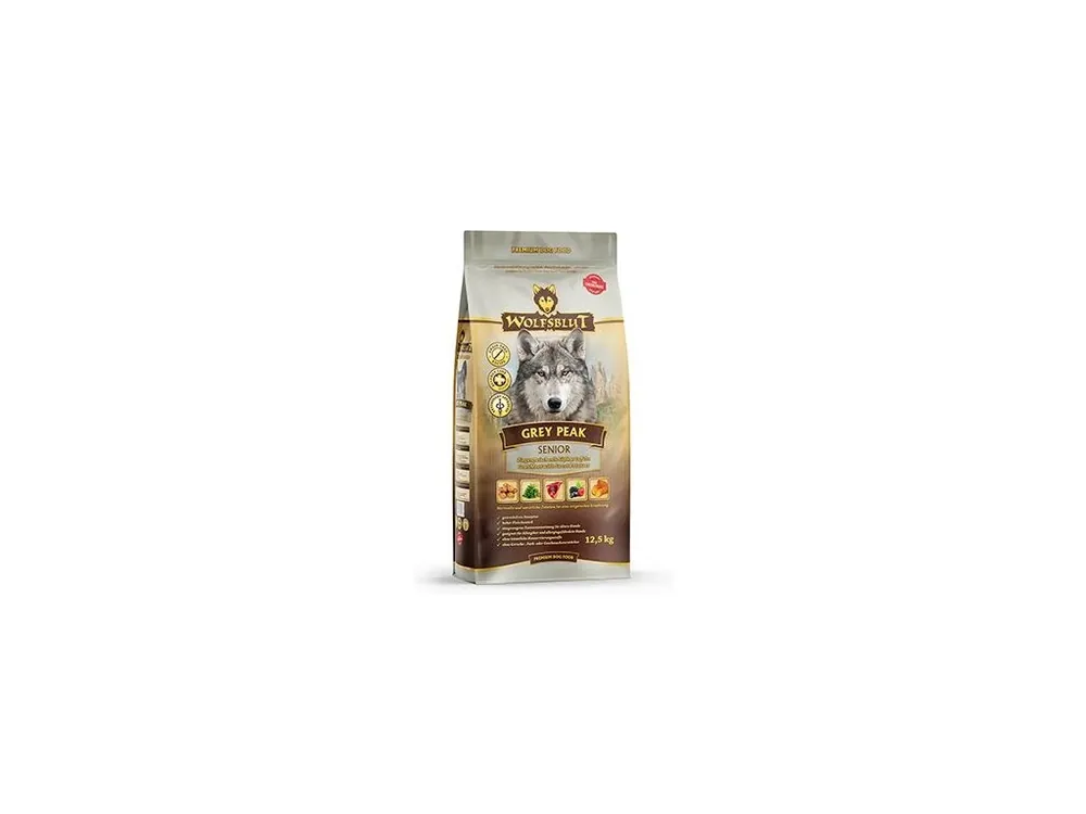 Nejlepší Volba Wolfsblut Dog Senior Grey Peak 12,5kg
