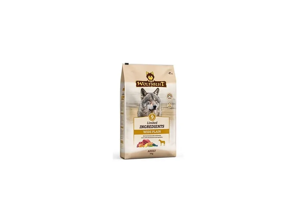Wolfsblut Dog Limited Ingred. Adult Wide Plain 9kg Nová Kolekce
