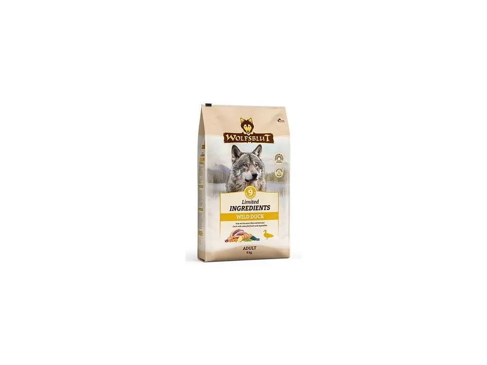 Wolfsblut Dog Limited Ingred. Adult Wild Duck 9kg Omezená Nabídka