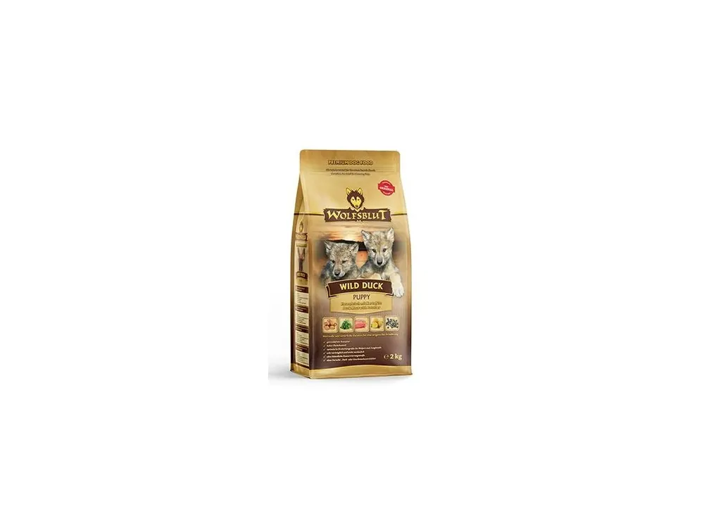 Cenový Hit Wolfsblut Dog Puppy Wild Duck 2kg