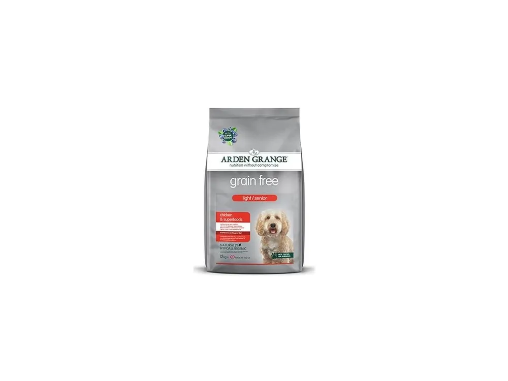 Cenová Bomba Arden Grange Dog GF Light/Senior Chick&Superfoods 12kg