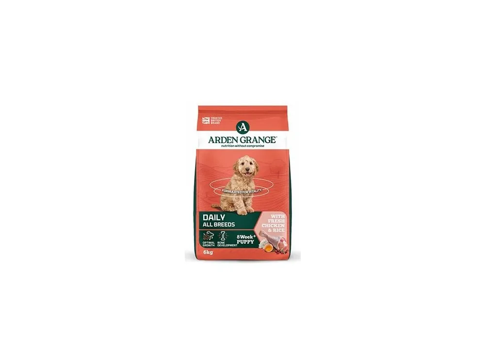 Vysoce Kvalitní Arden Grange Dog Puppy/Junior rich in fresh Chick.6kg