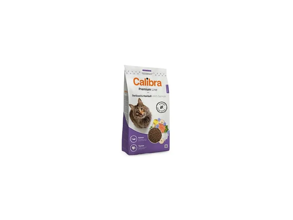Calibra Cat Premium Line Steril.&Hairball w. Salm. 2kg Vrácení Zdarma