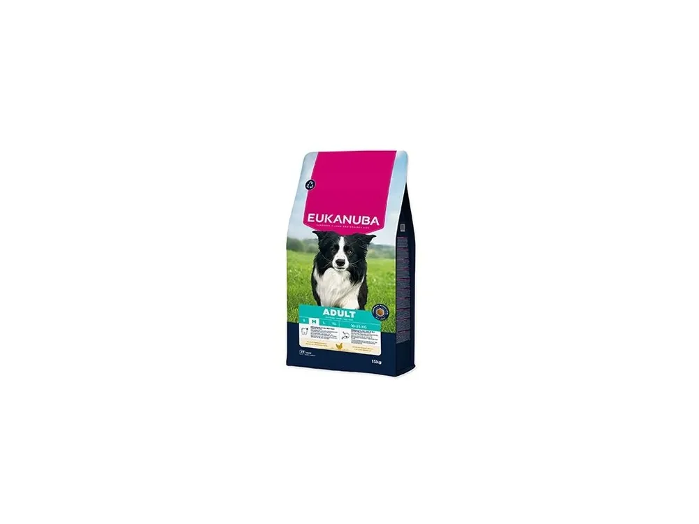 Značkový Eukanuba Dog Adult Medium rich in fresh Chicken 15kg