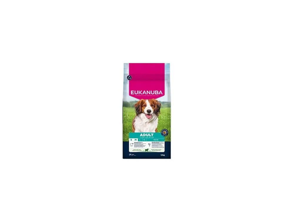 Cenově Výhodný Eukanuba Dog Adult Small&Medium rich in Lamb 12kg