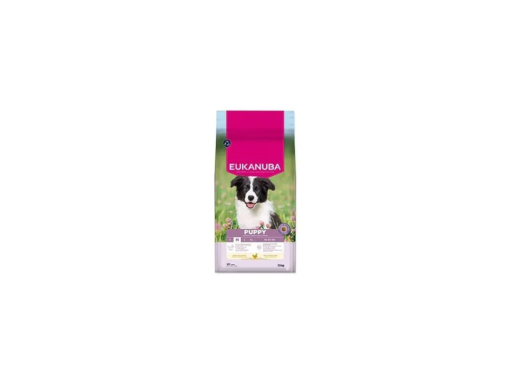 Výhodná Nabídka Eukanuba Dog Puppy Medium rich in fresh Chicken 15kg