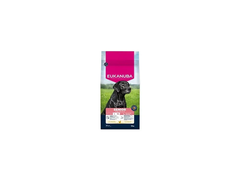 Eukanuba Dog Senior Large rich in fresh Chicken 15kg Výprodej