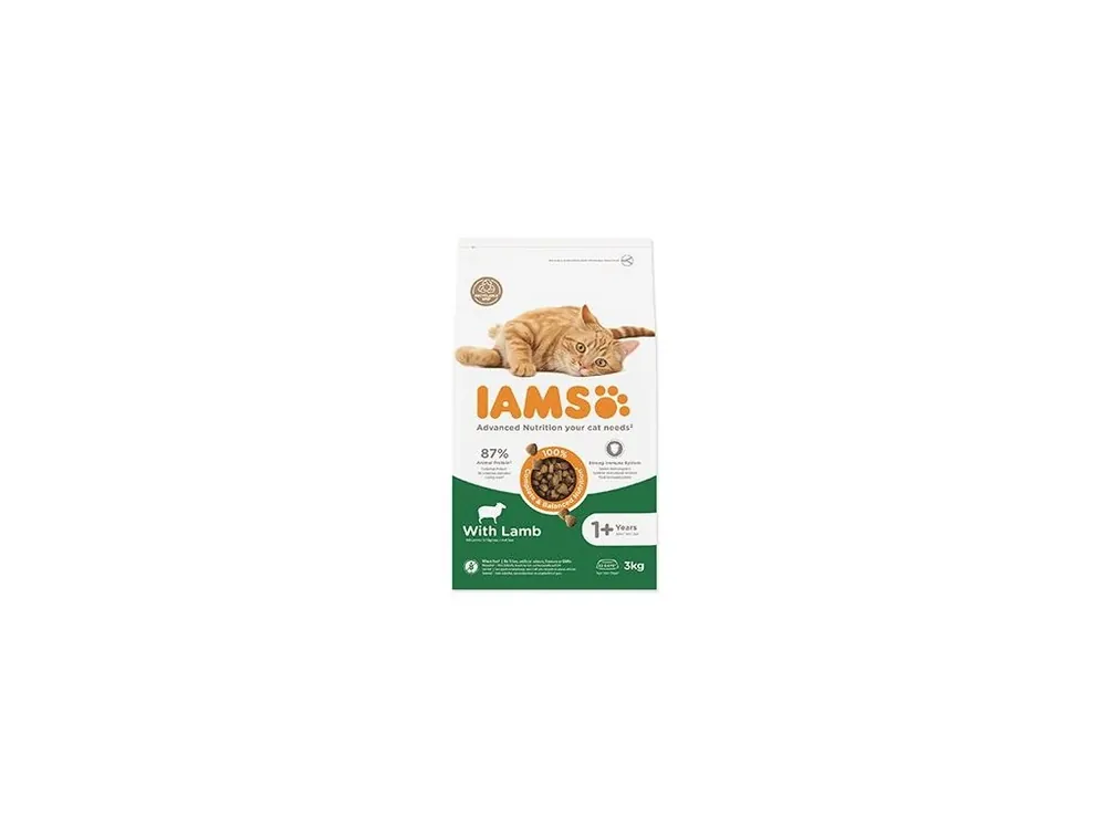 Horká Nabídka Iams Cat Adult Lamb 3kg