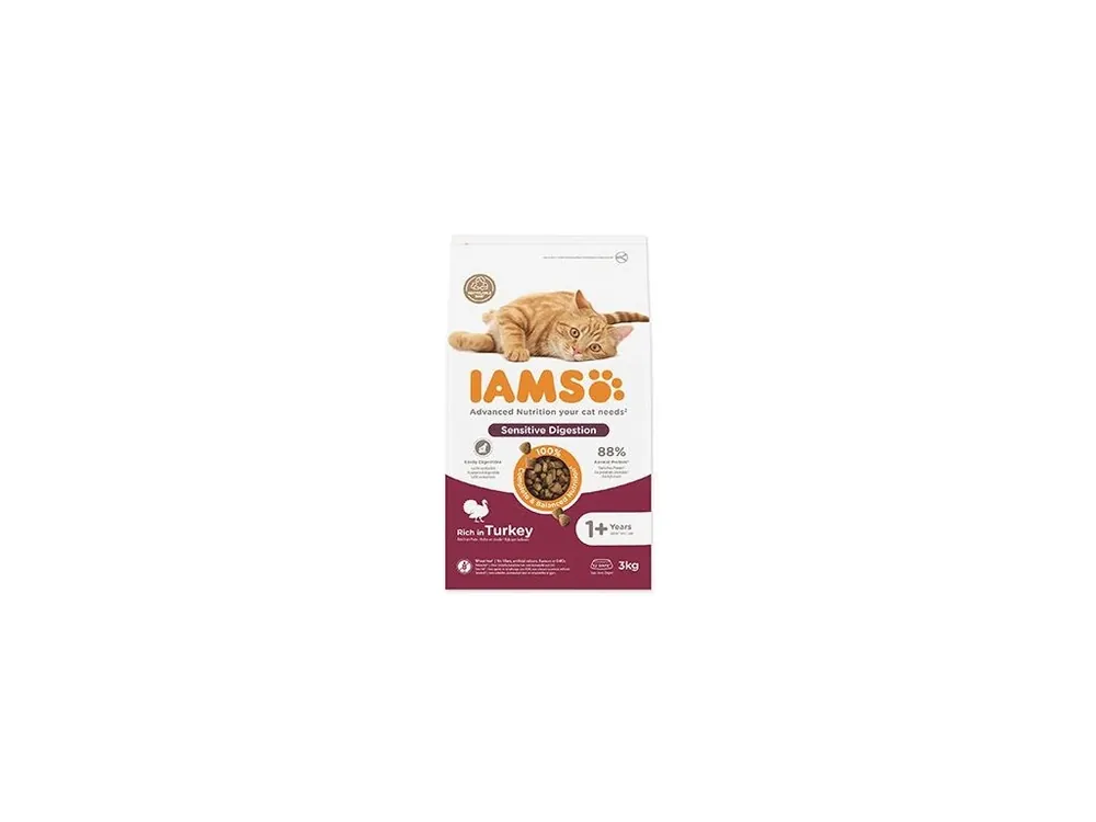 Iams Cat Adult Turkey 3kg Originální